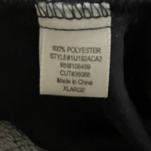 L8ter 8 Long Sleeve Sheer Lined Scoop Neck Womens Tunic/Top Size XL - Picture 4 of 4